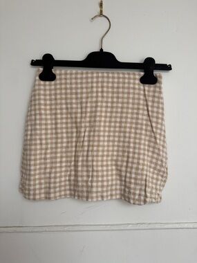 Abercrombie & Fitch Gingham Mini Skort